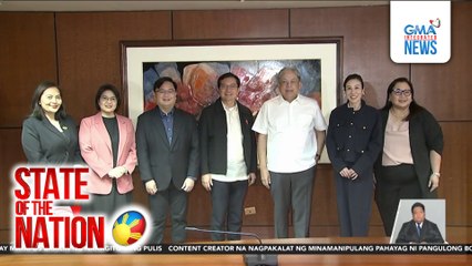 Mga opisyal ng PCO, bumisita sa GMA Network para talakayin ang paglaban sa fake news | SONA