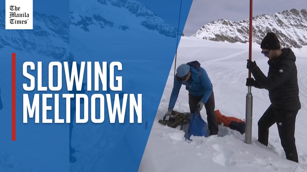 Swiss scientists hope to save biggest glacier in the Alps even as ice loss accelerates