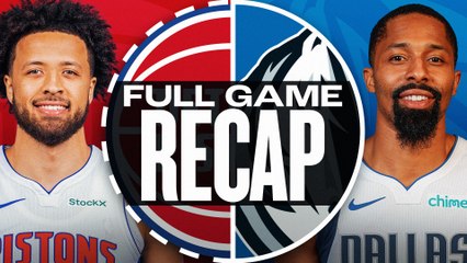 Game Recap: Mavericks 123, Pistons 117