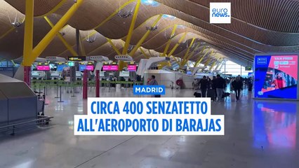 Aumento dei senzatetto all'aeroporto di Madrid-Barajas: timori per la sicurezza