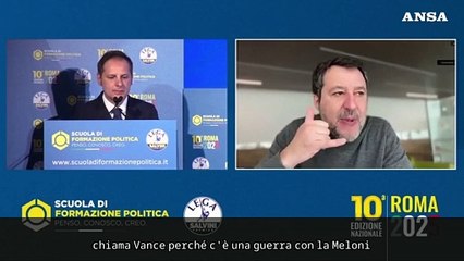Salvini:  "Leggo di guerra con Meloni sugli Usa ma non esiste"