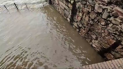 Espectacular crecida del Tajo