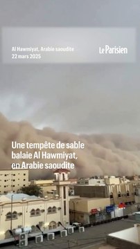 Une tempête de sable recouvre une ville en Arabie saoudite
