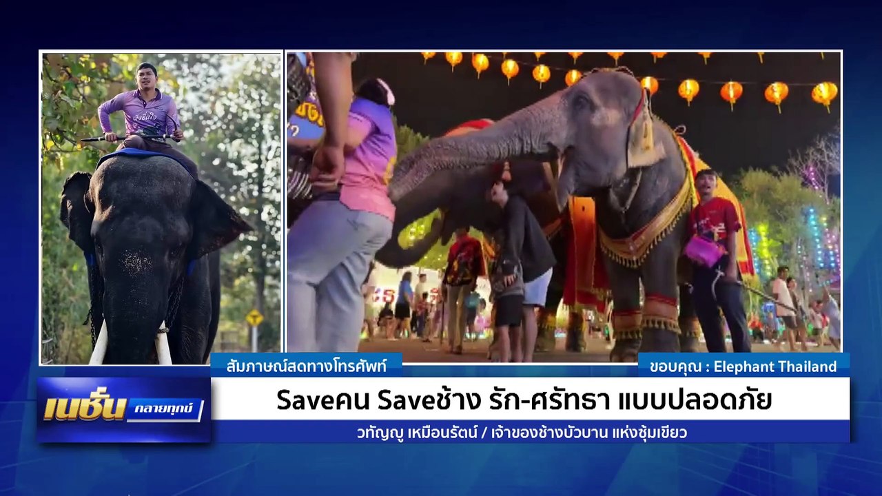 Saveคน Saveช้าง   รัก-ศรัทธา แบบปลอดภัย | เนชั่นคลายทุกข์ | 23 มี.ค. 68 | PART 2
