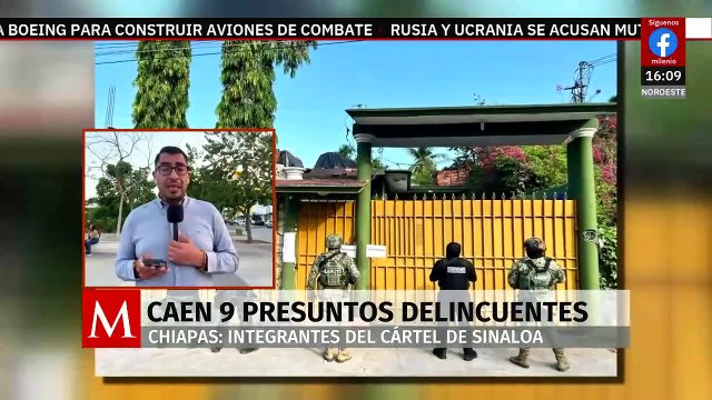 Detienen a presuntos integrantes del Cártel de Sinaloa en Costa Grande, Chiapas. Magda González, 21 de marzo 2025