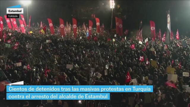 Más de 300 detenidos tras las manifestaciones por la detención del alcalde de Estambul