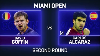 Alcaraz suffers shock loss to Goffin in Miami