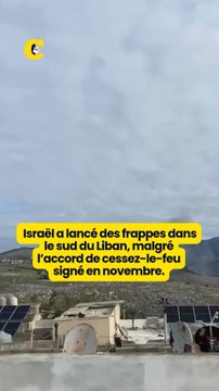 🚨🇮🇱🇱🇧 Israël frappe le Sud-Liban, en riposte à des roquettes tirées samedi du sud du Liban vers le nord de son territoire.