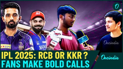 RCB vs KKR IPL 2025: Fans Made Amazing Predictions Before IPL | Watch | Oneindia