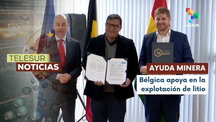 Instituto de metales Belga comprometió su apoyo a YLB para mejorar la explotación de litio