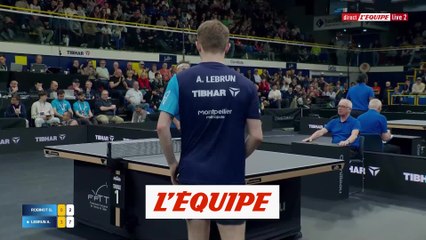 Alexis Lebrun qualifié - Tennis de table - Championnats de France