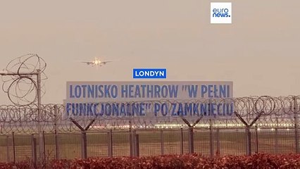Lotnisko Heathrow w Londynie jest już "w pełni operacyjne" po pożarze stacji elektrycznej