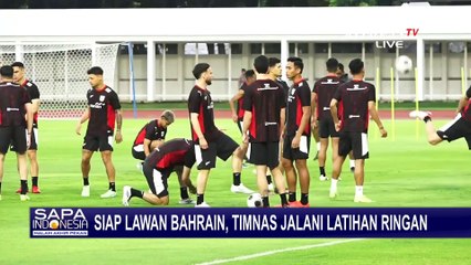 Suasana Latihan Timnas Jelang Laga Lawan Bahrain, Verdonk: Kami Pertahankan Semangat
