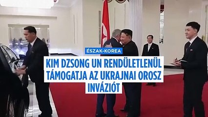 Az észak-koreai diktátor továbbra is "rendíthetetlenül" támogatja Oroszország ukrajnai invázióját