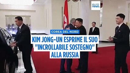 Kim Jong-un: "Sostegno incrollabile alla Russia"