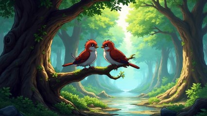 Two headed Bird story in Hindi