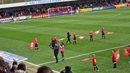 Scott Lindsey gets a huge welcome form Reds fans on his return as manager ahead of Bristol Rovers clash