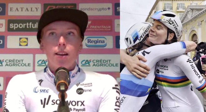 Cycling - Milan-San Remo 2025 - Lorena Wiebes : Without Lotte Kopecky... I knew I could trust her, I'm really grateful