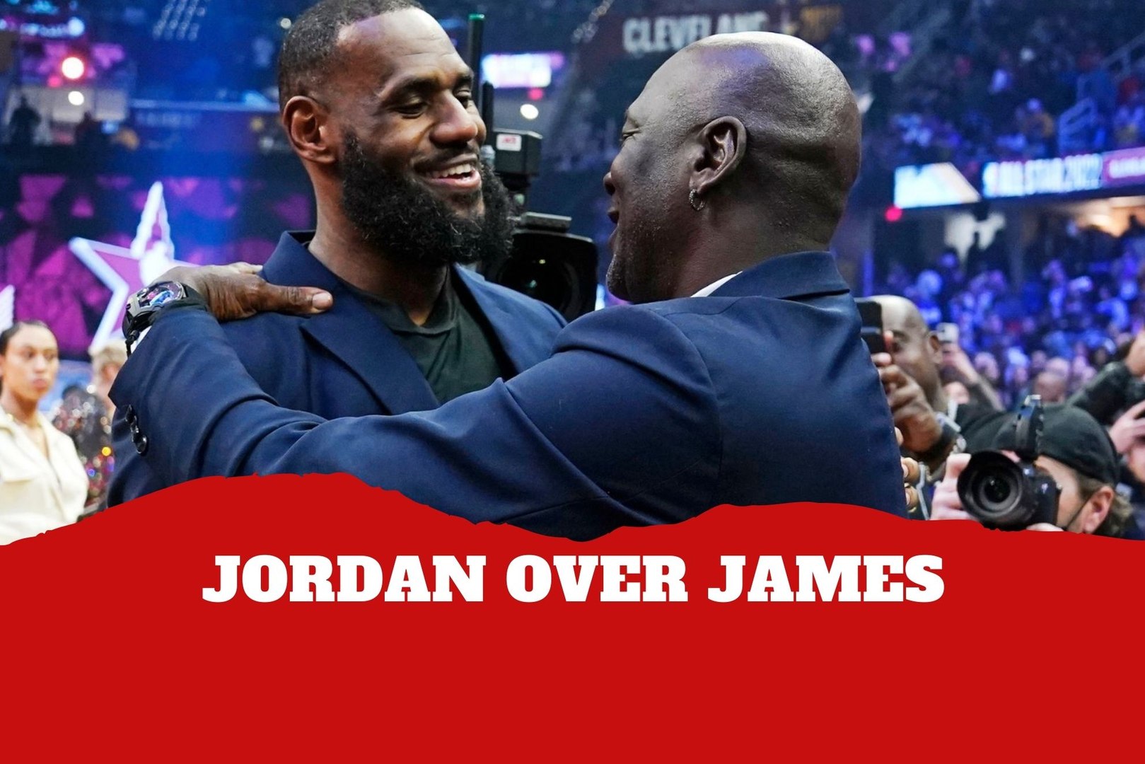 Reignited the debate! Resurfaced video of Jordan getting a louder ovation than LeBron in Cleveland