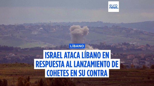 Israel lanza decenas de ataques contra Líbano tras ser blanco de Hezbolá