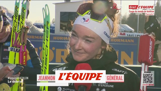 Lou Jeanmonnot : « C'est le scénario rêvé » - Biathlon - CM (F)