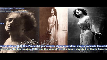 Lyda Borelli -  attrice (La Spezia, 22 marzo 1887 – Roma, 2 giugno 1959) 72 anni