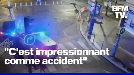 Un carambolage entre trois voitures fait 13 blessés légers, dont dix policiers