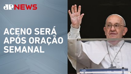 Papa Francisco deve fazer primeira aparição pública após problemas de saúde