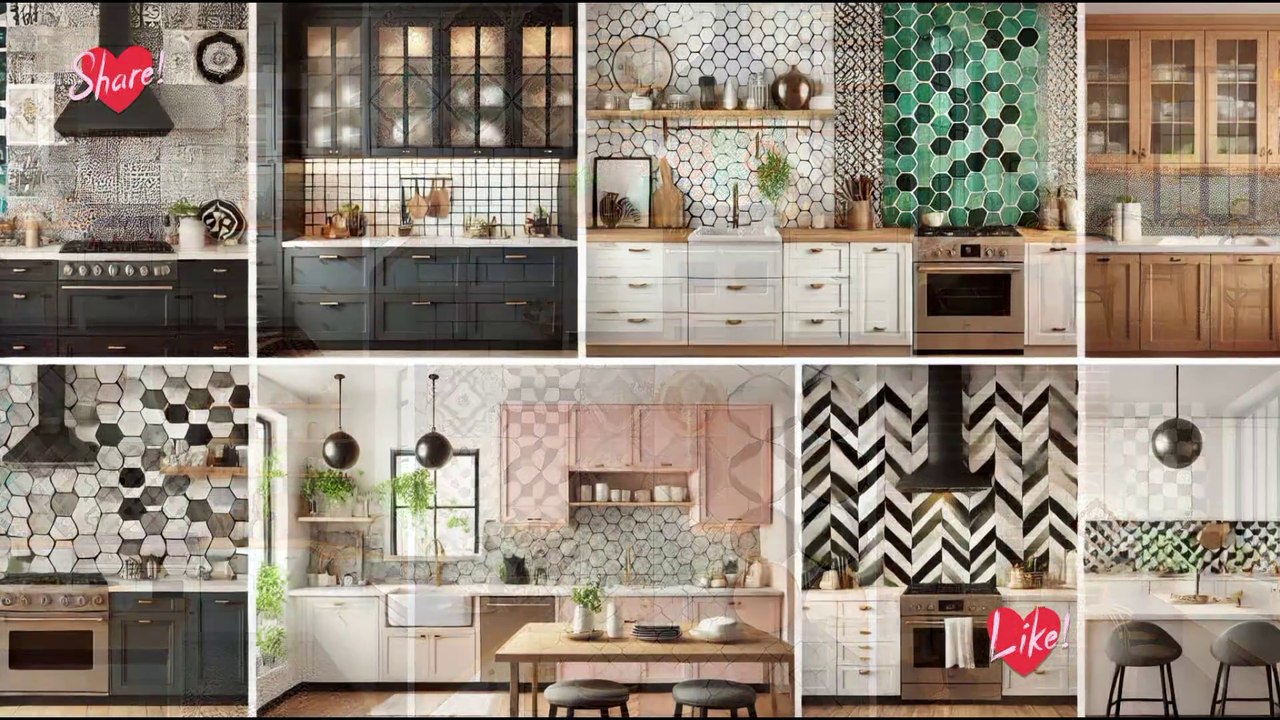 Top 50 Beautiful Kitchen Tile Designs | Modern & Stylish Backsplash Ideas 2025