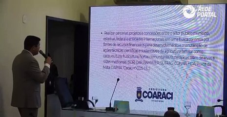 Prefeito de Coaraci comete erro inusitado ao apresentar Plano de Governo; assista