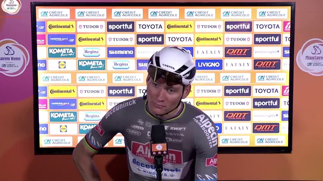 Cycling - Milan-San Remo 2025 - Mathieu van der Poel : "Winning and beating Pogacar and Ganna... it's an honor"