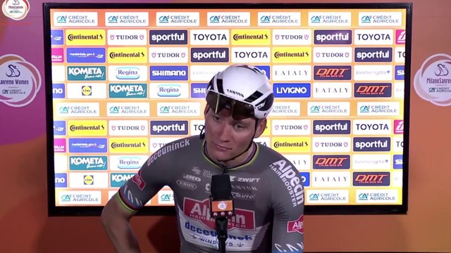 Cycling - Milan-San Remo 2025 - Mathieu van der Poel : Winning and beating Pogacar and Ganna... it's an honor