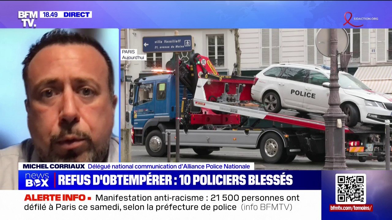 Refus d'obtempérer: "On ne fuit plus par peur ou panique, mais parce qu'on n'a pas grand chose à craindre derrière", assure Michel Corriaux (syndicat Alliance Police Nationale)