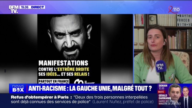 Marine Tondelier: Pourquoi tous les partis politiques ne sont pas présents aujourd'hui quand on organise une marche contre le racisme?