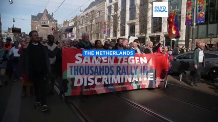 Thousands rally in Amsterdam in protest of racism and far-right policies