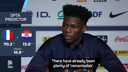 Tchouameni eyeing 'remontada' against Croatia