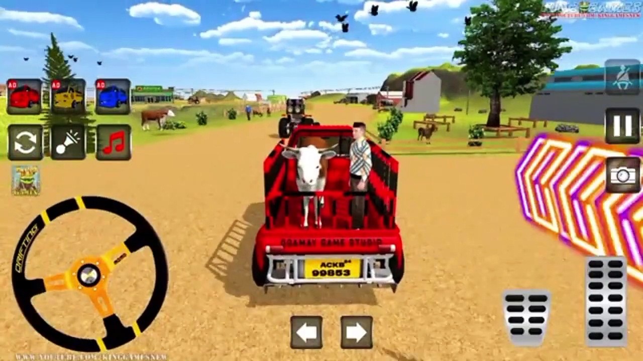 farm animal truck transport simulator gameplay