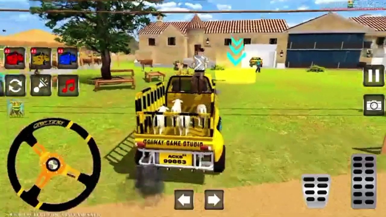 Farm animal truck transport simulator gameplay