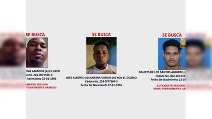 Emiten alerta contra tres acusados de doble crimen en Herrera