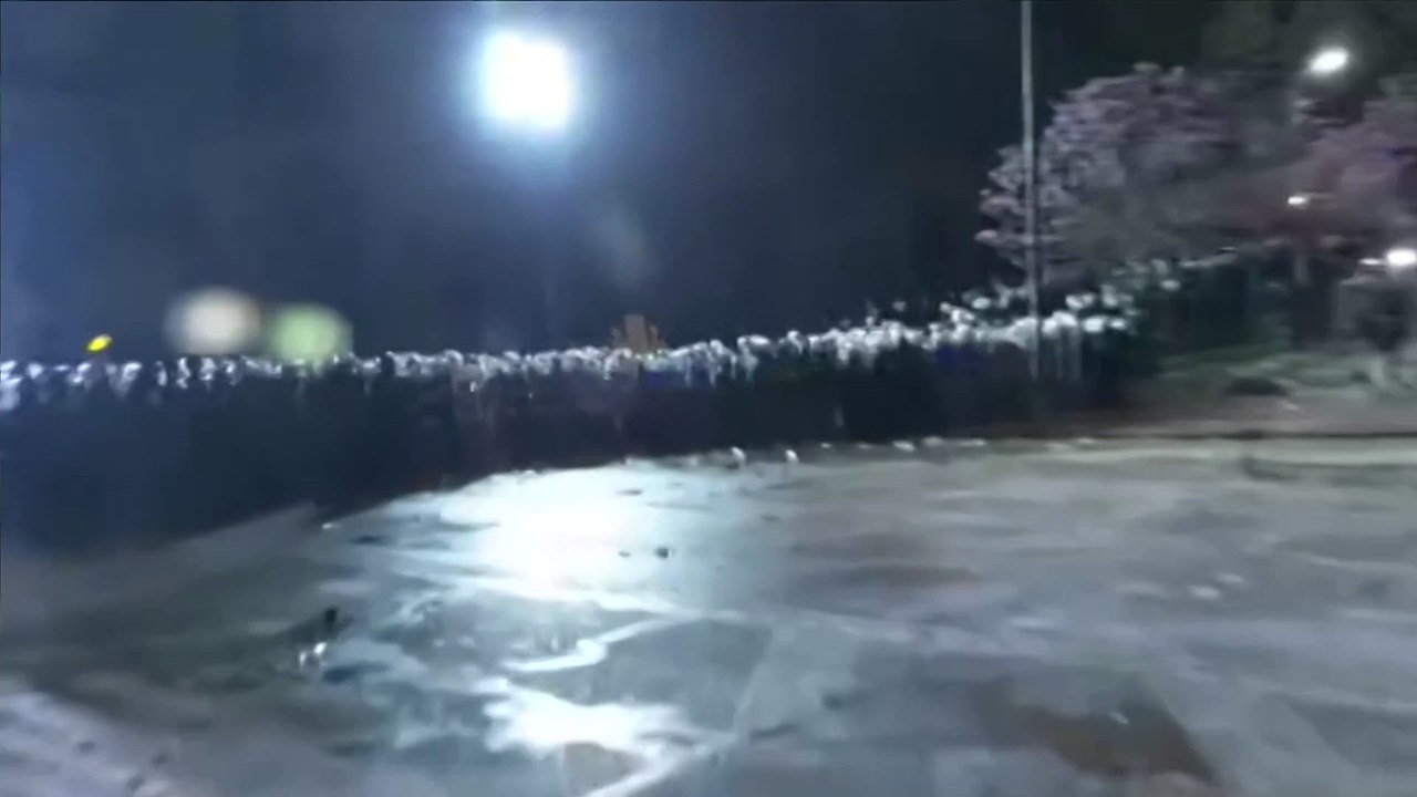 CLASHES break out between PROTESTERS and POLICE over ISTANBUL mayor charge