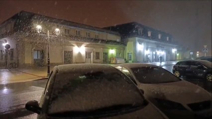 Primeras nevadas en Ávila