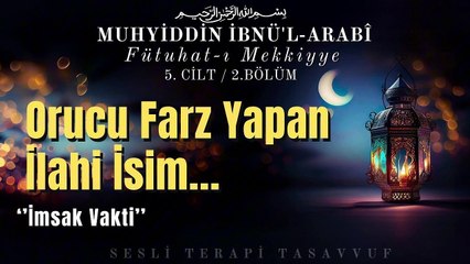 Orucu Farz Yapan İlahi isim