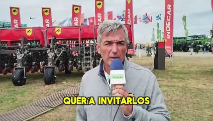 Gastón Ricado, Presidente de Indecar Maquinarias en Expoago 2025