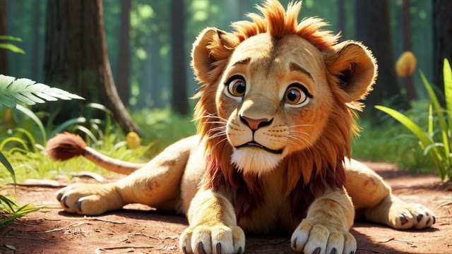 Minik aslan Su arıyor, Sevimli aslan , Küçük aslan çocuk şarkısı, Aslan yavrusu, çocuk müzikleri