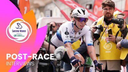 Sanremo Women 2025 Post-Race Interviews: Wiebes, Vos & Ruegg Share Their Insights 🚴‍♀️ - thumbnail