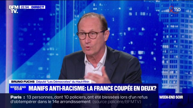 Marche anti-racisme: On n'est pas obligé, en luttant pour une idée, de créer la dissension , estime Bruno Fuchs (député Les Démocrates )