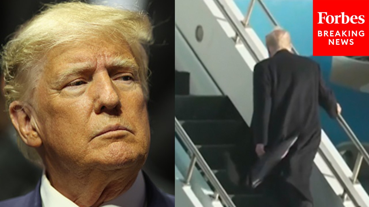 BREAKING: Trump Departs From New Jersey En Route To The NCAA Division I Men's Wrestling Championship