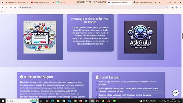 Aşk Sohbet Odaları Romantik Arkadaşlık Sohbet Siteleri - AskGulu.Com