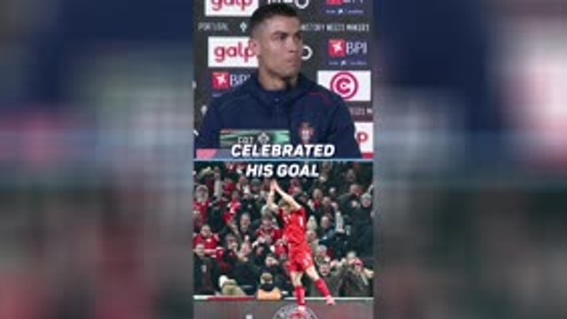 Ronaldo breaks silence on Hojlund copying his celebration