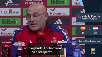 De la Fuente addresses Nico Williams' 'clown comments'